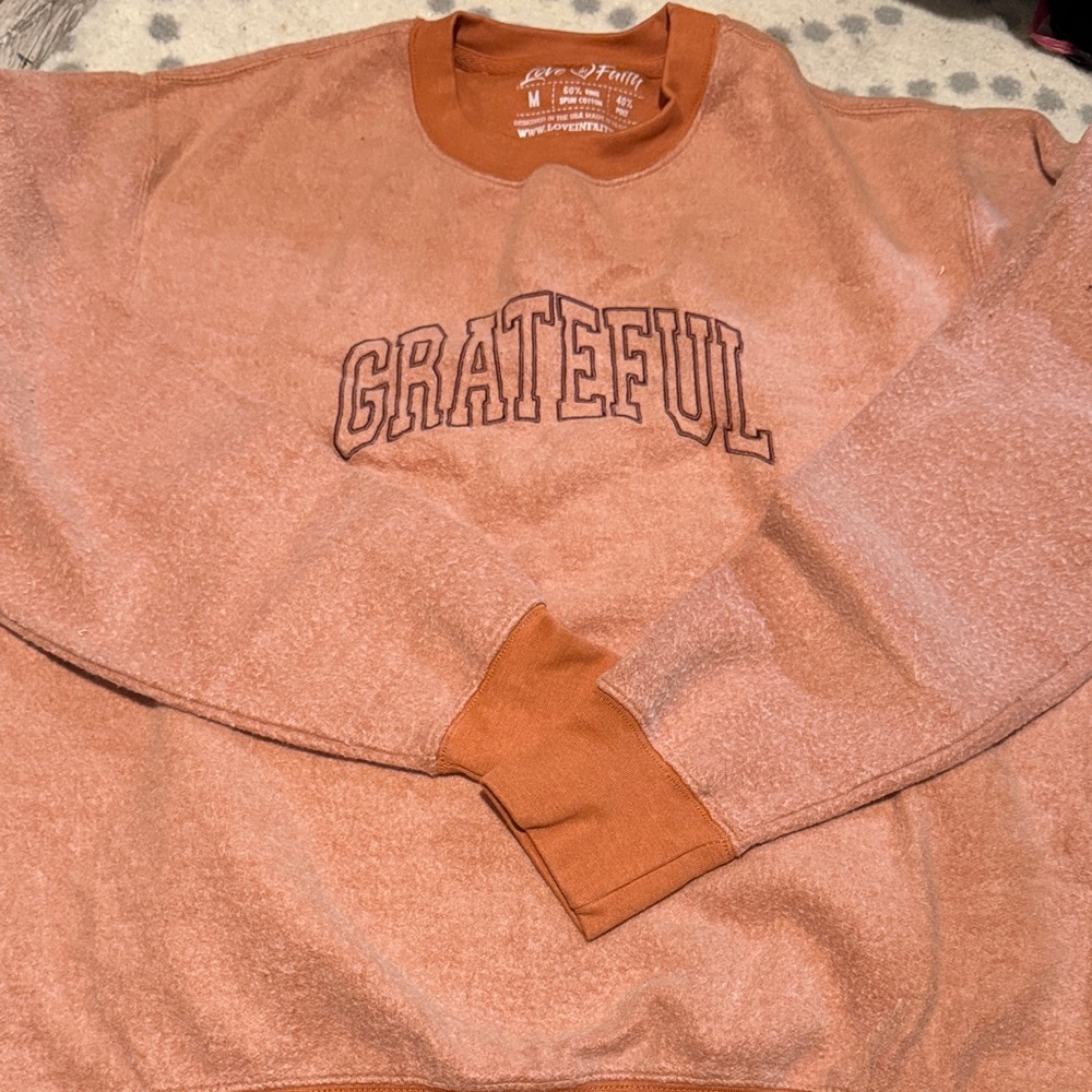 Grateful Orange Women’s Sweater